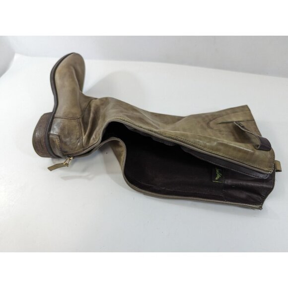 Sam Edelman Knee High Leather Boots Zip-Up Low Heel Women's US Size 9.5 - Picture 16 of 16